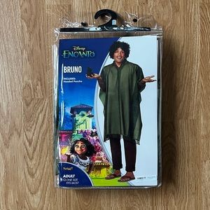 Encanto Halloween Costume Bruno Green Poncho Cloak